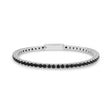 Bracelet de tennis en pierre noire - 3mm - Bracelets d'acier pour hommes - The Steel Shop