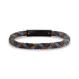 Bracelet en cuir Midnight Sky - 6MM - Bracelets en cuir pour hommes - The Steel Shop