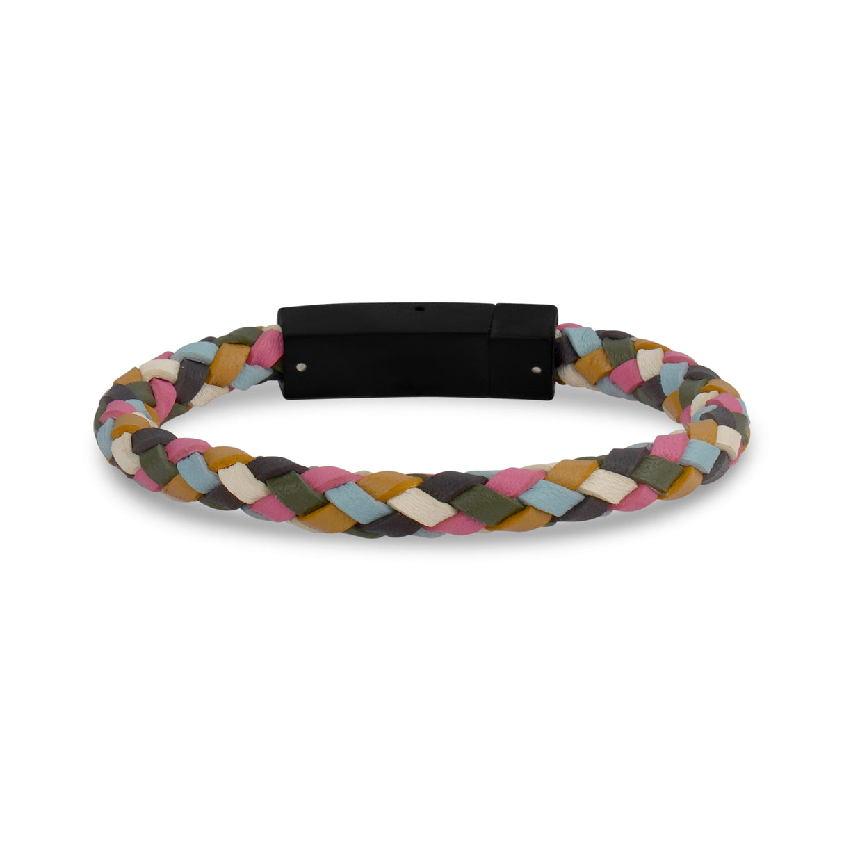 Bracelet en cuir Boho multicolore - 6MM - Bracelets en cuir pour homme - The Steel Shop