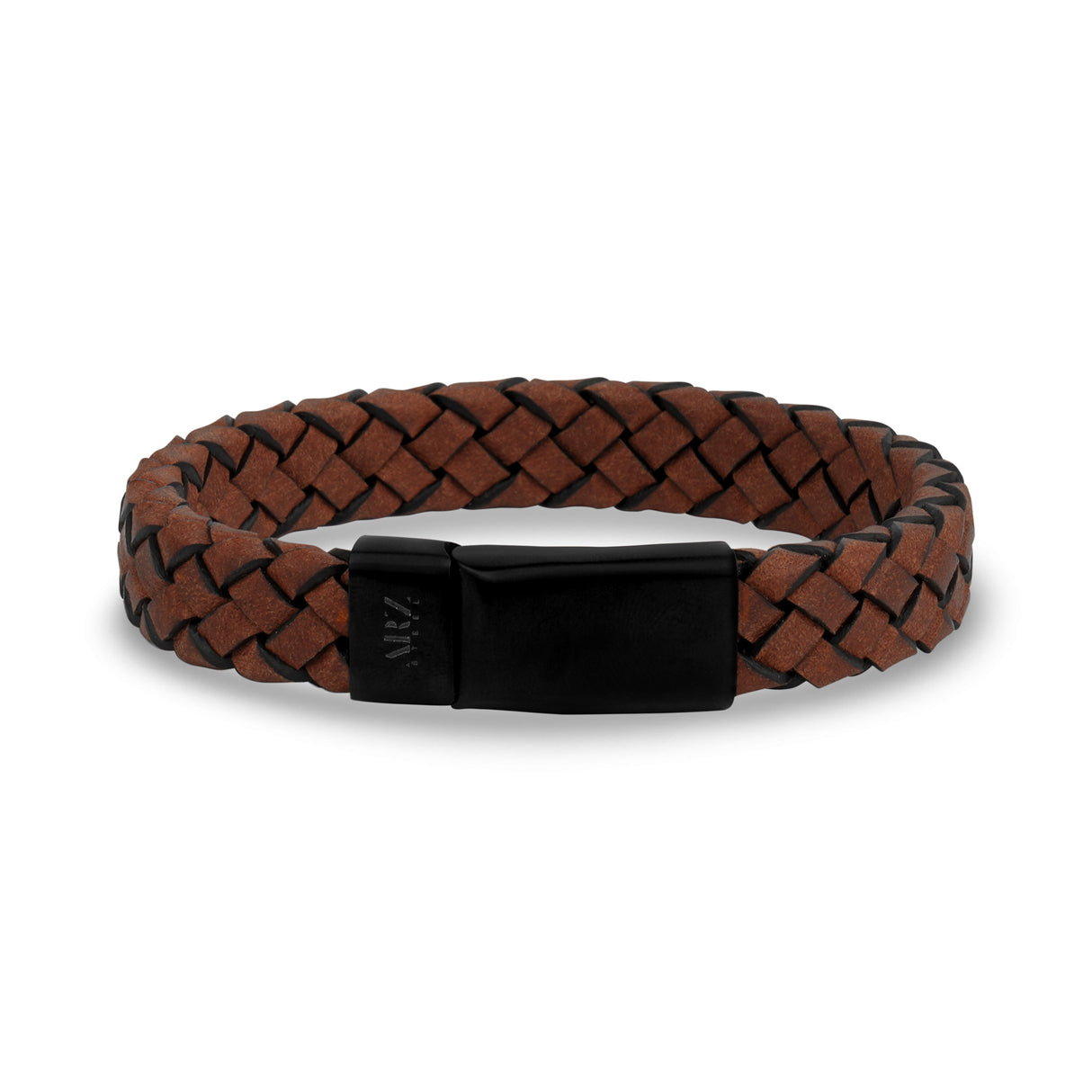 Bracelet en Cuir Tan | 12MM - Bracelets en Cuir Acier pour Homme - The Steel Shop