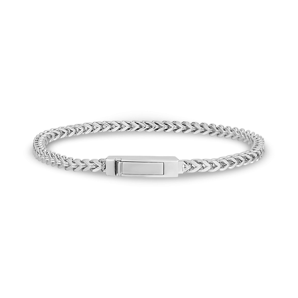 3mm Thin Franco Link Bracelet - Mens Steel Bracelets - The Steel Shop