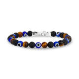 Multi-Stone Evil Eye Bracelet | 6MM