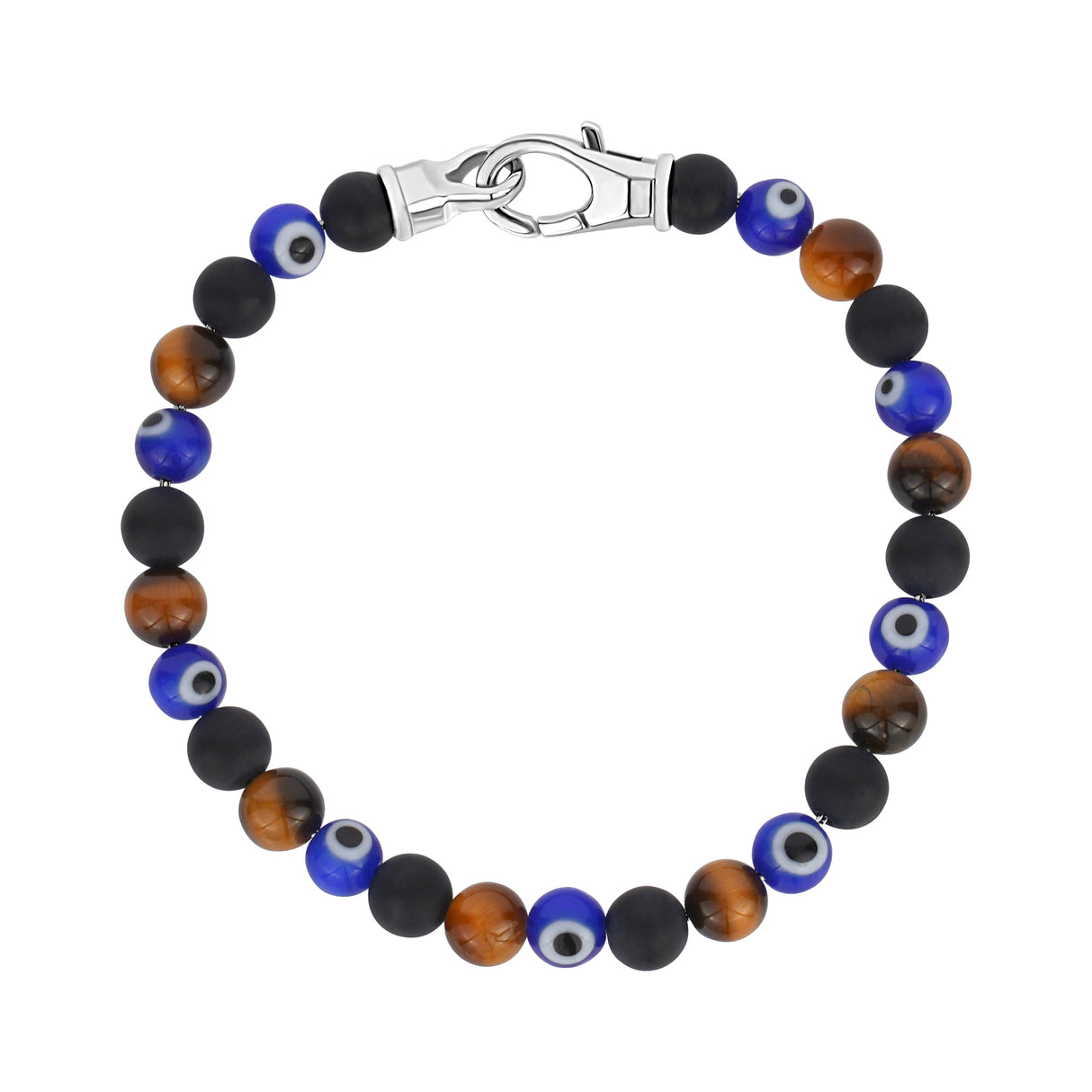 Multi-Stone Evil Eye Bracelet | 6MM