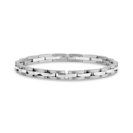 Bracelet à maillons bicolores - 5MM - Bracelets d'acier pour hommes - The Steel Shop