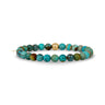 Bracelet de perles turquoises - 6MM - Bracelet de perles unisexe - The Steel Shop