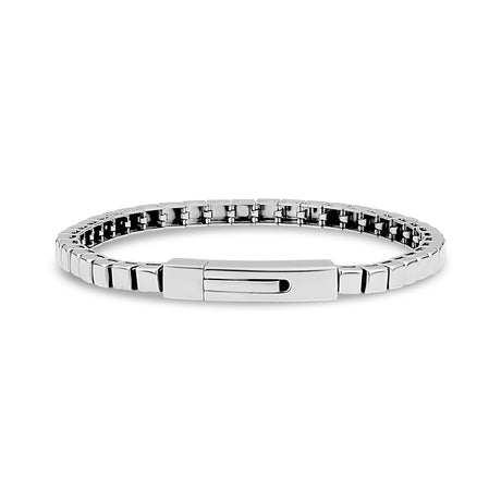 Bracelet cubique creux - Bracelet pour femme - The Steel Shop