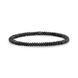Bracelet de perles d'hématite facettées - Bracelets de perles d'acier pour hommes - The Steel Shop