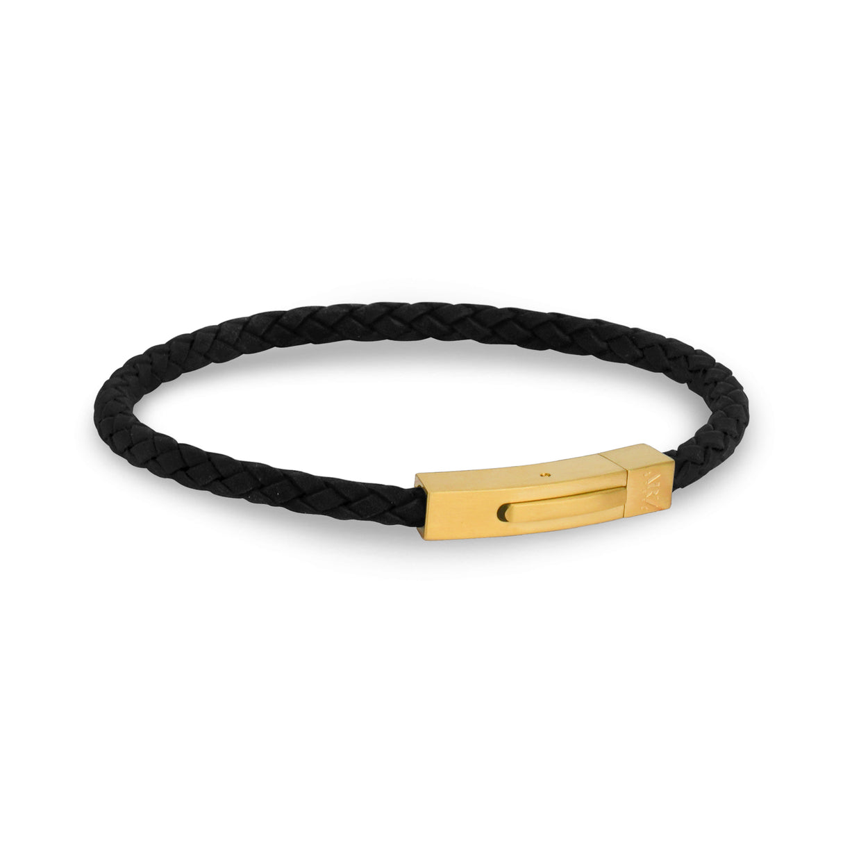 Leather Bracelet | 4MM - Mens Steel Leather Bracelets - The Steel Shop
