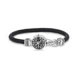 Bracelet caoutchouc Urne Boussole - Bracelets caoutchouc acier homme - The Steel Shop