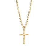 Pendentif croix crucifix pour femme - Pendentif pour femme - The Steel Shop