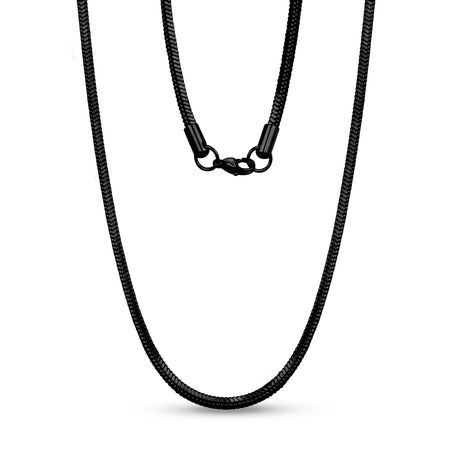 Square Snake Chain | 3MM - Unisex Necklaces - The Steel Shop