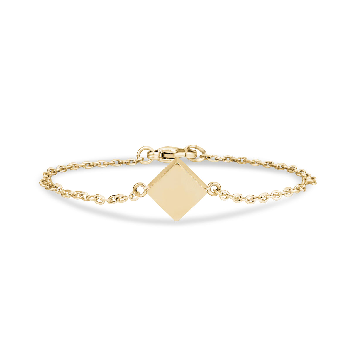 Bracelet Urne carrée en diamant - Bracelet pour femme - The Steel Shop