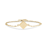 Bracelet Urne carrée en diamant - Bracelet pour femme - The Steel Shop