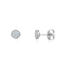 Stone-Set Rounds Studs | 6MM - Earrings - The Steel Shop