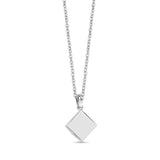 Pendentif Minimal Diamond Square Urn - Pendentif Femme - The Steel Shop
