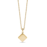 Pendentif Minimal Diamond Square Urn - Pendentif Femme - The Steel Shop