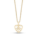 North Star Heart Pendant - Women Pendant - The Steel Shop