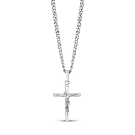 Pendentif pour homme - Pendentif Croix Crucifix en acier inoxydable