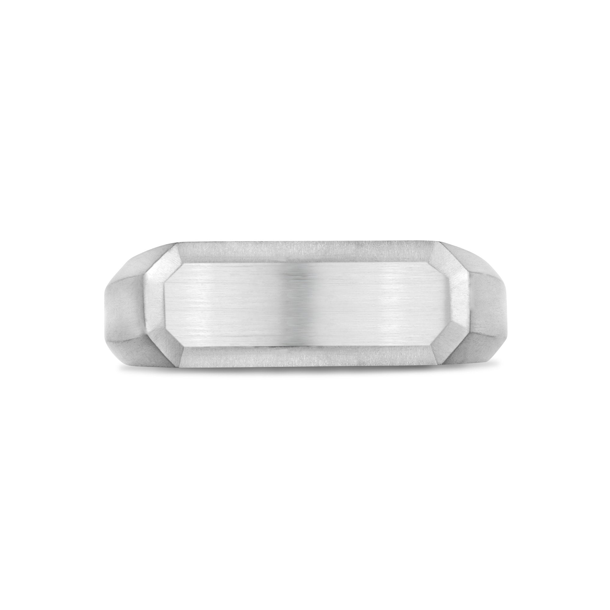 Bague rectangulaire online homme