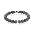 Bracelet de perles de 8 mm - Bracelets de perles en acier pour hommes - The Steel Shop