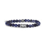 Bracelet de perles unisexe - Bracelet de perles extensible Hamsa 6mm