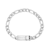 Bracelet unisexe en acier - Bracelet gravable à maillons Figaro 7 mm