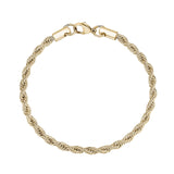 Bracelet pour femmes - Bracelet de chaînes en or de 4 mm pour femmes