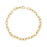 Bracelet pour femme - Bracelet à maillons en or 6 mm en forme de grain de café