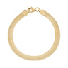 Bracelet pour femme - Bracelet à chevrons en or 6 mm
