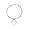 Bracelet de perles extensibles en forme de cœur - Bracelet pour femme - The Steel Shop