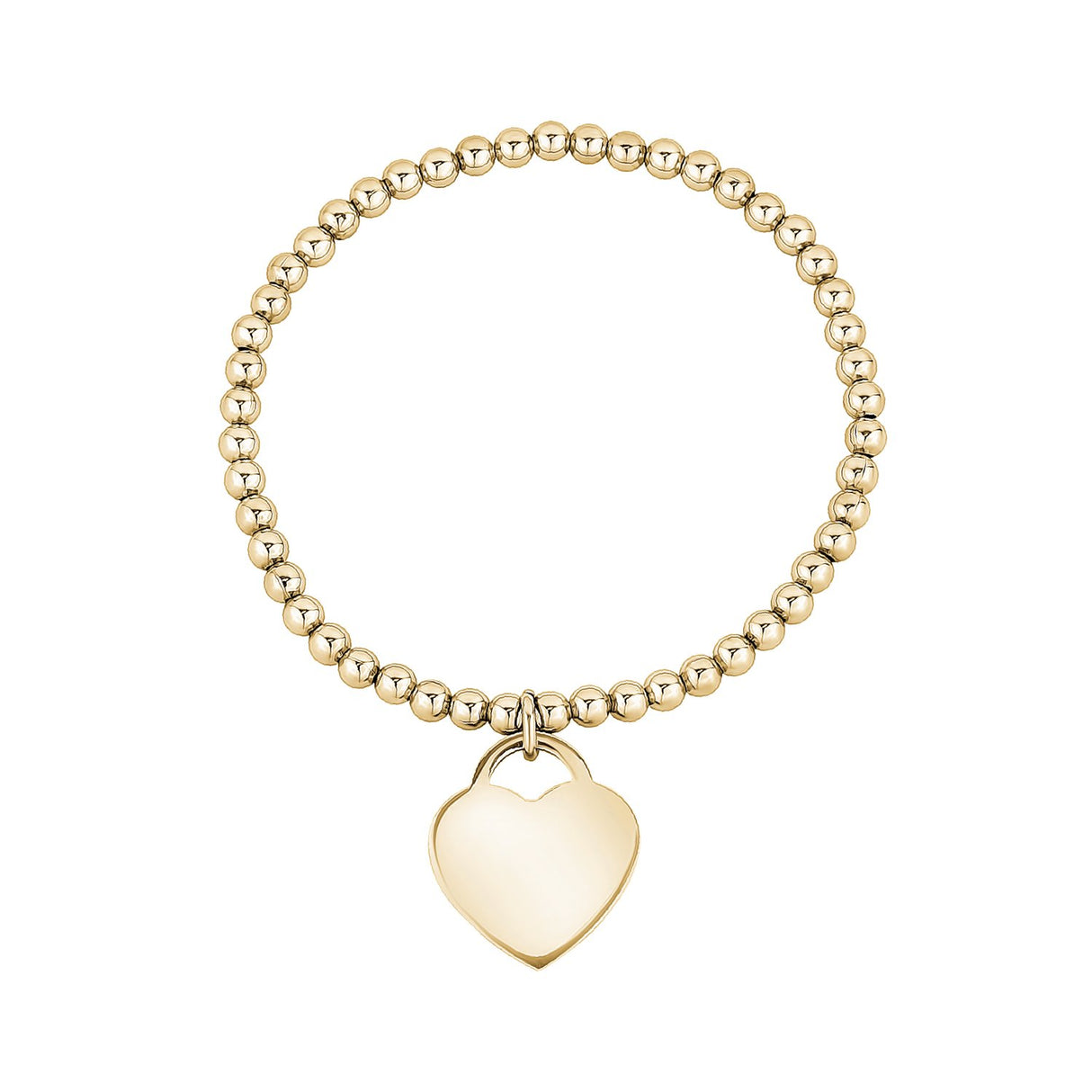 Bracelet de perles extensibles en forme de cœur - Bracelet pour femme - The Steel Shop
