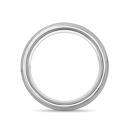 Bague pour femme - Bague d'éternité en acier inoxydable avec sertissage de chaîne