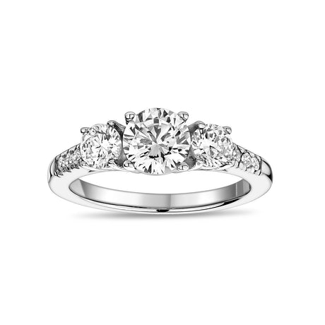 Bague pour femme - Bague trinité ronde en acier inoxydable