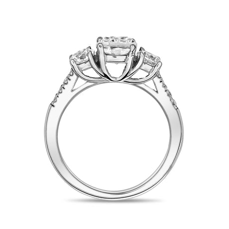 Bague pour femme - Bague trinité ronde en acier inoxydable